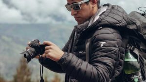 how to carry camera while hiking