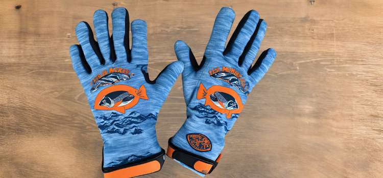 fish monkey full finger guide uv sun glove