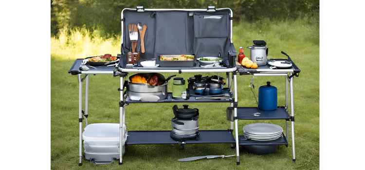 GCI Foldable Camp Kitchen with Portable Outdoor Master Cook Station