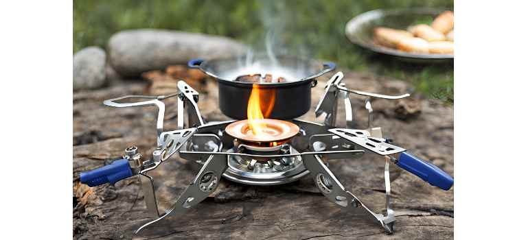 GasOne GS-3400P Dual Fuel Portable Camping and Backpacking Gas Stove 