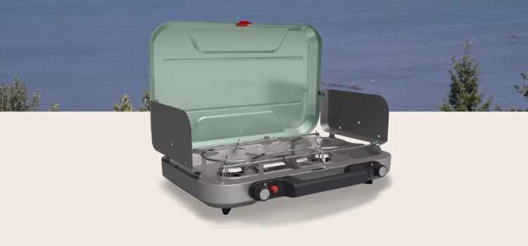 Three-burner stove, Coleman Triton Series 