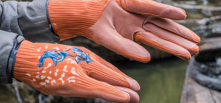 fish monkey full finger guide uv sun glove