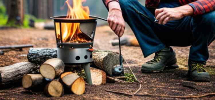 wood burning camp stove