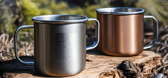 Stainless Steel Camping Mugs