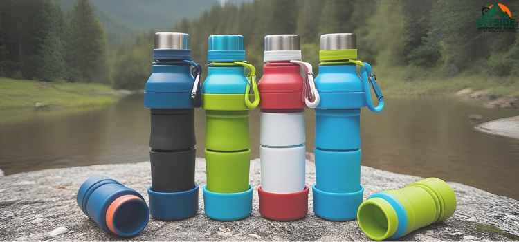 collapsible travel water bottle