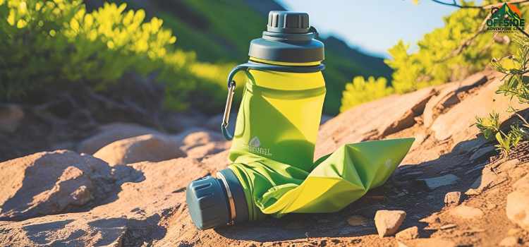 collapsible travel water bottle