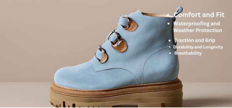 baby blue suede hiking boots