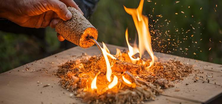 Sawdust Fire Starters