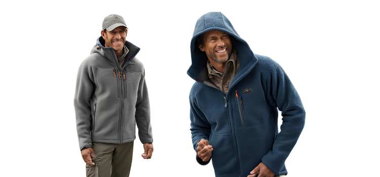 outdoor research juneau fleece hooded jacket - men's