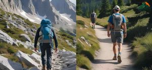 hiking boots vs trekking shoes