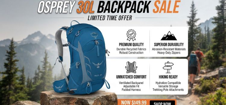 Osprey Backpack sale 30L