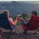 Heavy Duty Camping Chairs with Built-in Lumbar Support