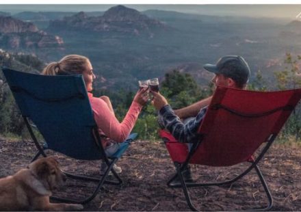 Heavy Duty Camping Chairs with Built-in Lumbar Support