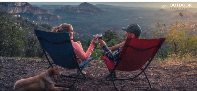 Heavy Duty Camping Chairs with Built-in Lumbar Support