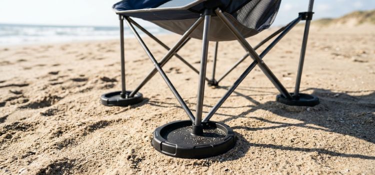 stop camping chair sinking