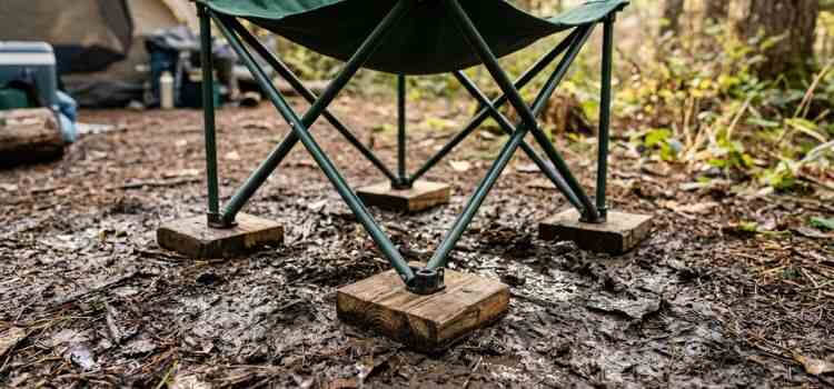 stop camping chair sinking