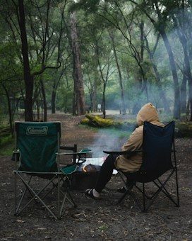 Heavy Duty Camping Chairs with Built-in Lumbar Support