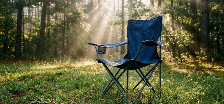 dry a wet camping chair