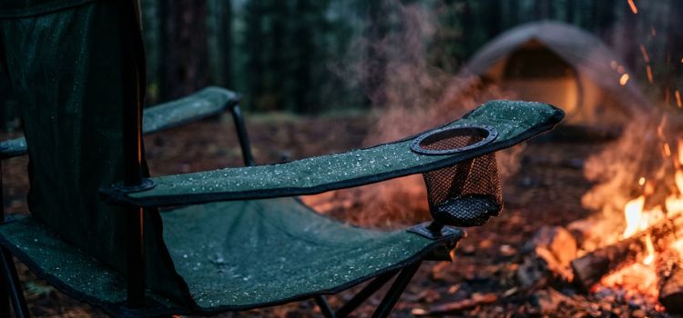 dry a wet camping chair
