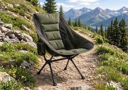 padded mesh chairs for summer camping