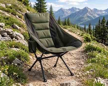 padded mesh chairs for summer camping