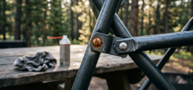 protect camping chair rust